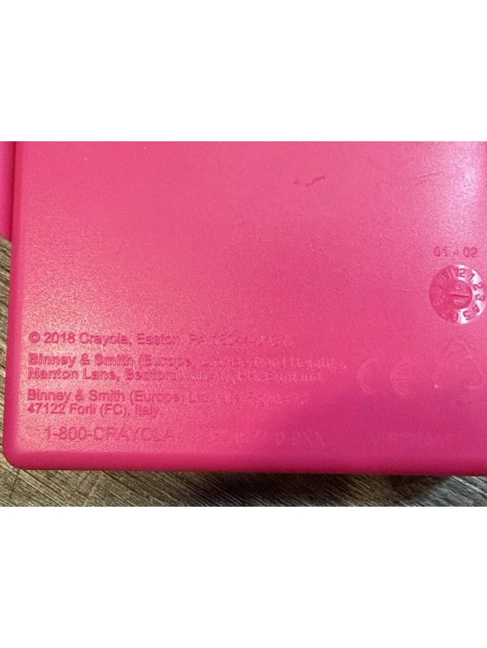 Crayola Markers Crayon 8pc Carry Case Storage Holder Vintage Pink 2018